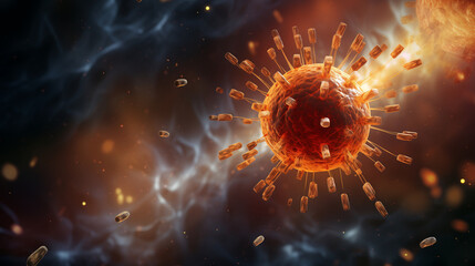 Genetic Peril, Menacing Virus with Damaged DNA - A Threat to Health