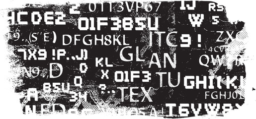 Glitch distorted grange shape . Noise grungy logo . Trendy defect error shapes . Glitched frame .Grunge textured . Distressed effect .Vector shapes
