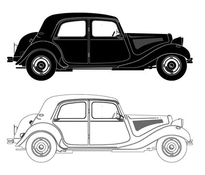 Vieille voiture - tacot