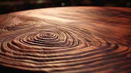 Fototapeta na wymiar A mesmerizing view of a wood table, capturing the depth and character of the wooden surface, with every detail showcased in stunning clarity