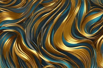 abstract background with golden lines