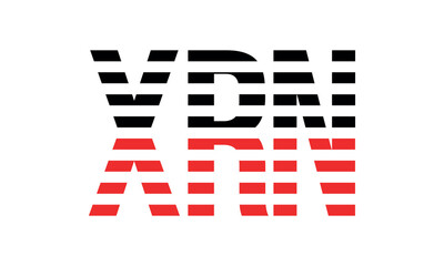 XRN three initial letter iconic line negative space minimal logo design vector template. monogram, abstract, wordmark, business, typography, minimalist, brand, company, flat, modern, unique, simple