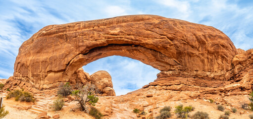 South Window Arch in Arches NAtional Monument, Utah, USA