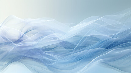 Ethereal Blue Abstract Silk Waves Background.
Soft blue waves flowing seamlessly, creating a tranquil and delicate silk-like background texture.
