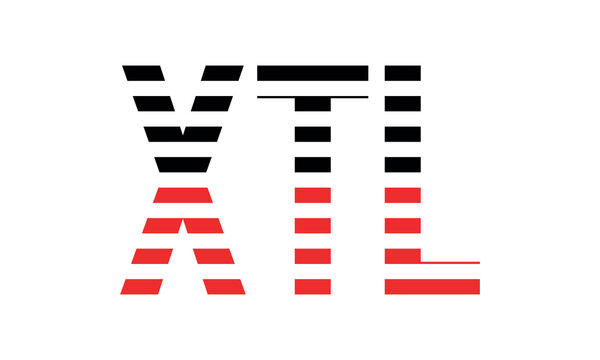 XTL three initial letter iconic line negative space minimal logo design vector template. monogram, abstract, wordmark, business, typography, minimalist, brand, company, flat, modern, unique, simple
