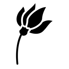 flower glyph icon