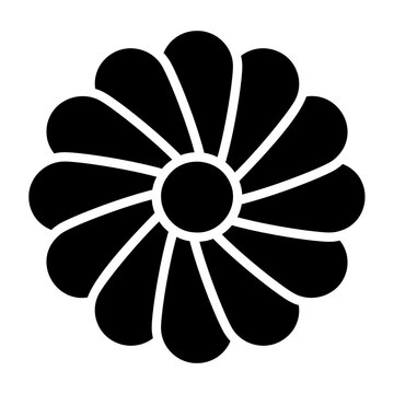 flower glyph icon