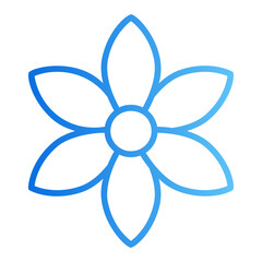 flower gradient icon