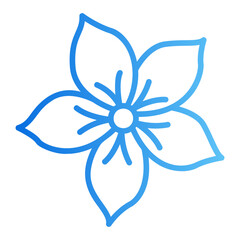 flower gradient icon