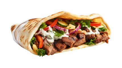 Doner isolated on transparent background Remove png, Clipping Path, pen tool