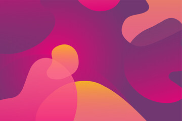 Fototapeta na wymiar Fluid colorful organic shapes. Abstract background. Bright bubble shapes. Colorful gradient abstract liquid illustration. Vector for banners, flyers, presentations and reports.
