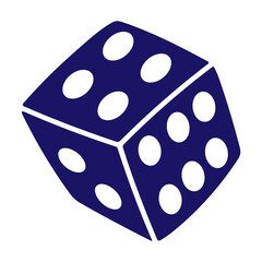 set of dice vector design