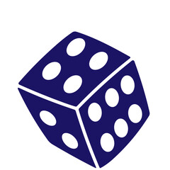 set of dice vector design
