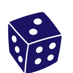 set of dice vector design