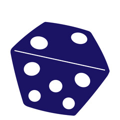 set of dice vector design