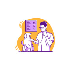 Veterinarian - Flat Design