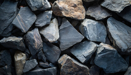rock fragments background, showcasing nature's rugged beauty and timeless resilience in a captivating visual composition