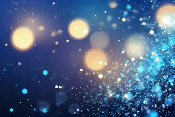 blue glow particle