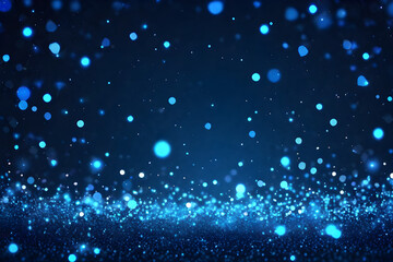 Obraz na płótnie Canvas blue glow particle