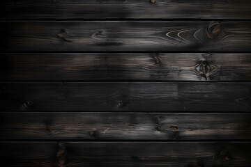 Black wood texture background. Black wooden plank wall