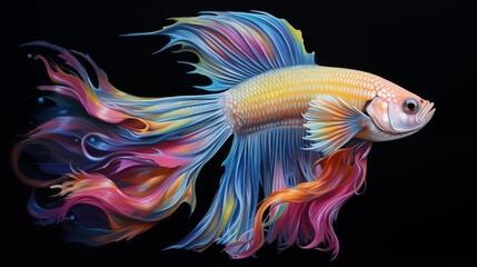 Fototapeta premium fighting fish