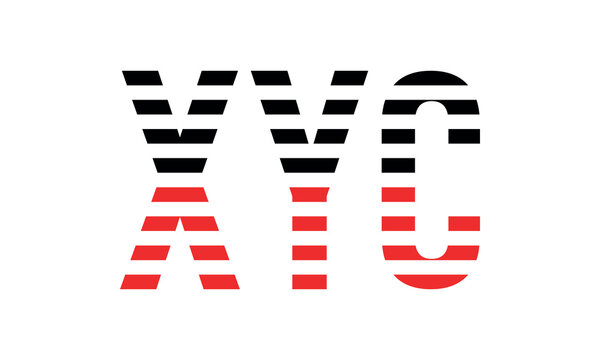 XYC three initial letter iconic line negative space minimal logo design vector template. monogram, abstract, wordmark, business, typography, minimalist, brand, company, flat, modern, unique, simple