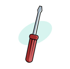 Screwdriver Design Illustration vector eps format , suitable for your design needs, logo, illustration, animation, etc.