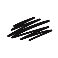 Abstract Scribble Line