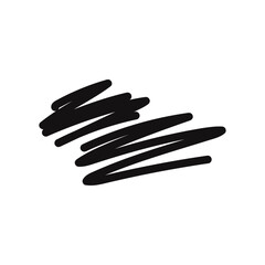 Abstract Scribble Line