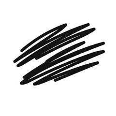 Abstract Scribble Line