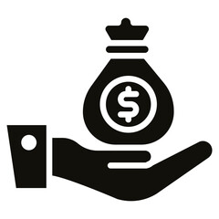 Compensation icon vector image. Can be used for Gig Economy.