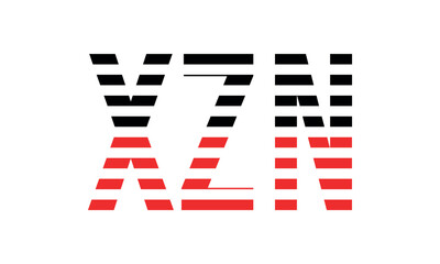 XZN three initial letter iconic line negative space minimal logo design vector template. monogram, abstract, wordmark, business, typography, minimalist, brand, company, flat, modern, unique, simple