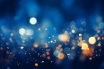 Abstract background with bokeh lights