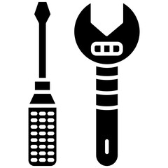 Technical Tools icon vector image. Can be used for Web Hosting.