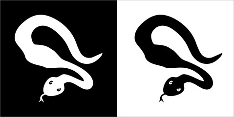  Illustration vector graphics of snake full mouse icon