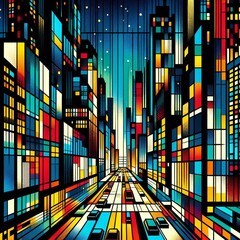 Abstract City Cityscapes