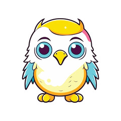 Cute Eagle wild animal vector EPS