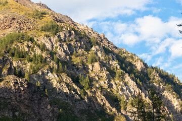 golden rocks of the Altai Mountains