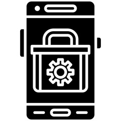 Toolkit icon vector image. Can be used for Mobile App Development.