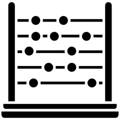Abacus icon vector image. Can be used for Fintech.