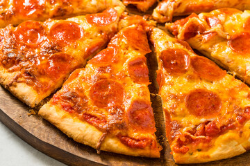 Homemade Spicy Hot Honey Pepperoni Pizza