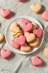Valentines Day Heart Shaped Macarons