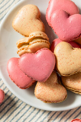 Valentines Day Heart Shaped Macarons