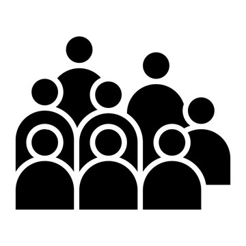 Group Of People icon vector image. Can be used for Humans.