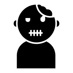 Zombie icon vector image. Can be used for Humans.