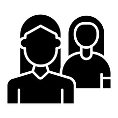 Executive icon vector image. Can be used for Women.