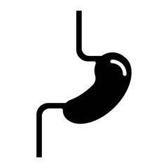 Esophagus icon vector image. Can be used for Human Anatomy. - obrazy, fototapety, plakaty