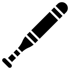 Baseball Bat icon vector image. Can be used for Outdoor Fun.