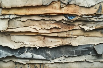 a pile of ancient books that are still well cared for - obrazy, fototapety, plakaty