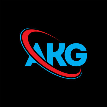 AKG logo. AKG letter. AKG letter logo design. Initials AKG logo linked with circle and uppercase monogram logo. AKG typography for technology, business and real estate brand.